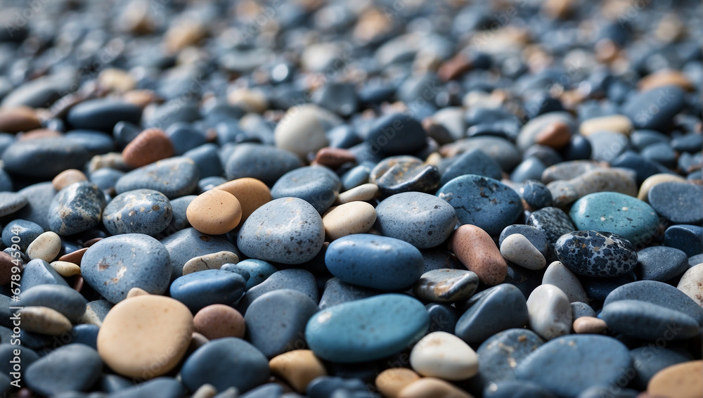 Abstract nature pebbles background. Blue pebbles texture Abstract nature pebbles background. Blue pebbles texture