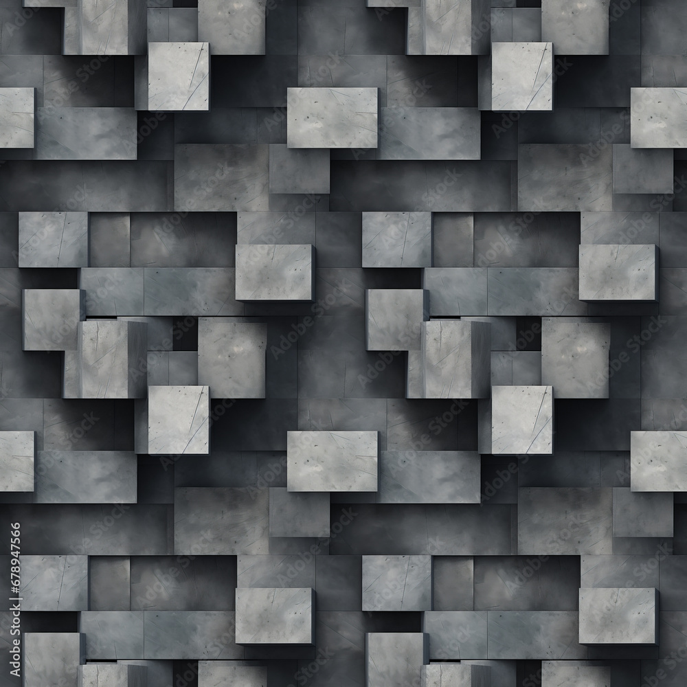 Modern Rectangular Concrete Block Wall Texture Modern Rectangular Concrete Block Wall Texture