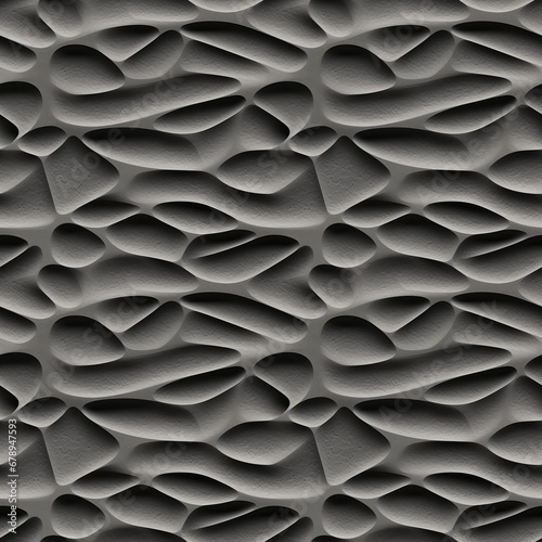 Concrete Texture with Subtle Organic Membrane Pattern in Gray