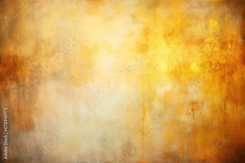 Golden grunge texture. Old textured wall painted with gold color. Yellow glitter background. Backdrop with copy cpase for design card  banner  wallpaper