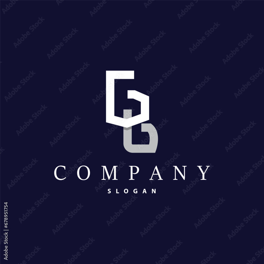 Minimalist GB Letter Logo, BG Logo Brand Modern and Luxury Icon Vector Template Element Minimalist GB Letter Logo, BG Logo Brand Modern and Luxury Icon Vector Template Element