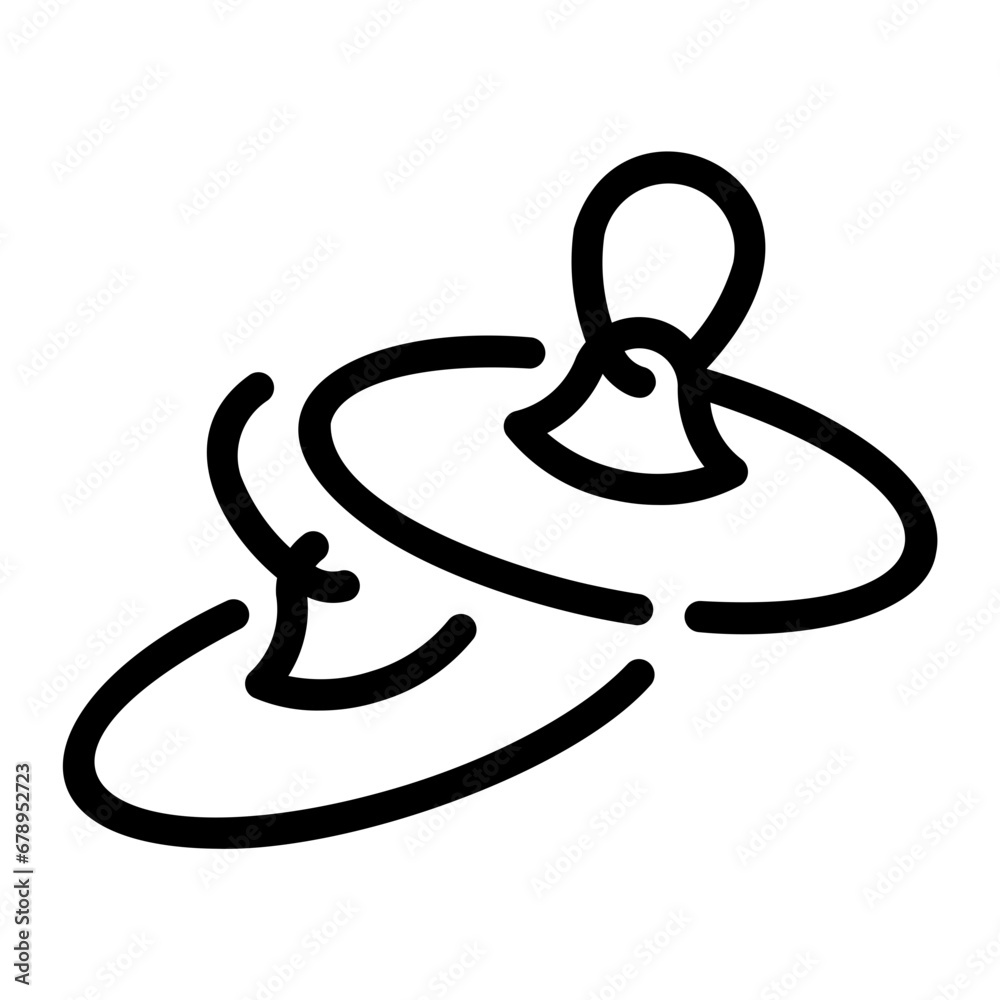 Obraz premium cymbal Line Icon