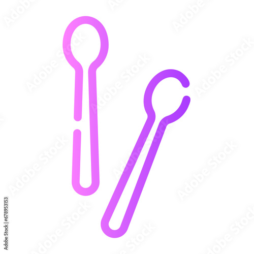 drumstick Line Gradient Icon