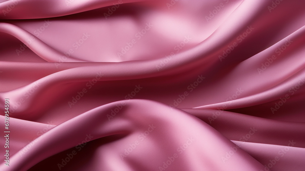 Obraz premium Abstract background with soft waves pink silk texture