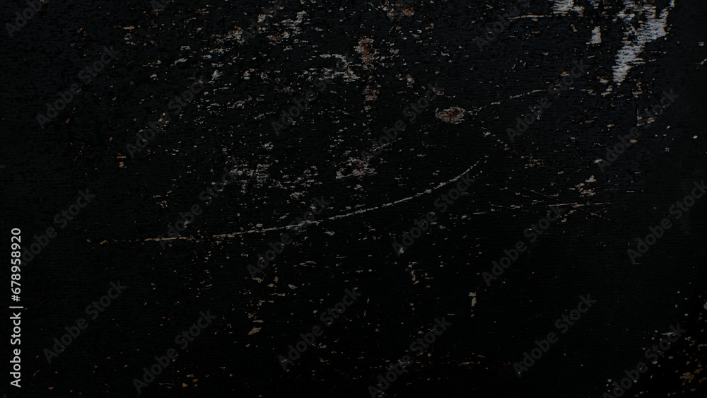 scratched black wall texture, black grunge background. scratched black wall texture, black grunge background.