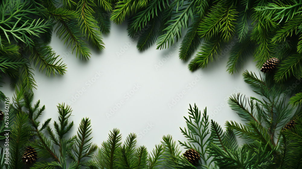 Christmas green tree, pine branches background. Texture, holiday wallpaper. Flat lay. Nature New Year concept Christmas green tree, pine branches background. Texture, holiday wallpaper. Flat lay. Nature New Year concept