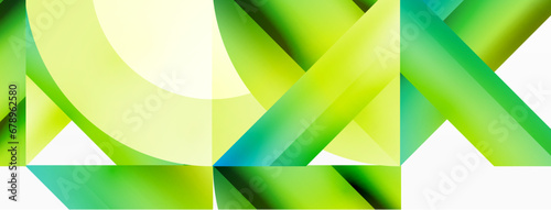 Minimalist marvel - squares and circles unite in harmonious geometry. Muted tones weave serene backdrop where structured tiles form dance of timeless elegance, epitomizing modern simplicity