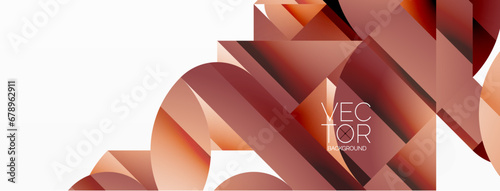 Abstract masterpiece formed by delicate interplay of circles, squares, and triangles. Geometric elements converge in harmonious chaos, evoking sense of modern creativity. Symphony of shapes
