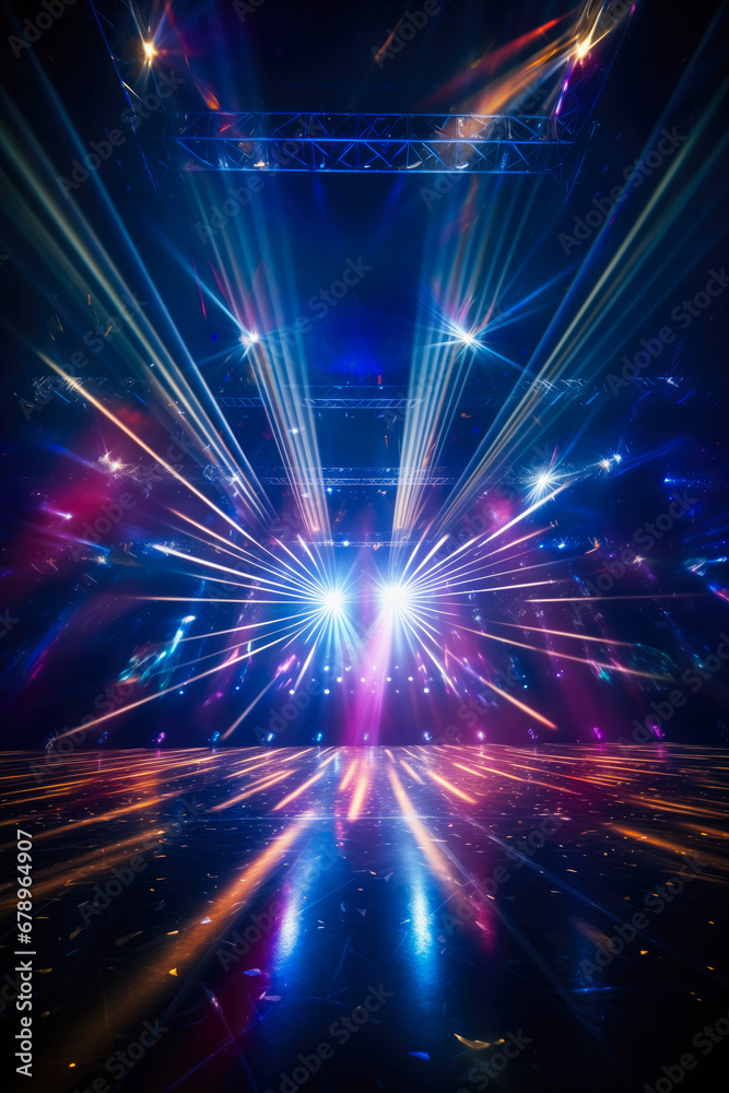 Laser Show Abstract Background Laser Show Abstract Background