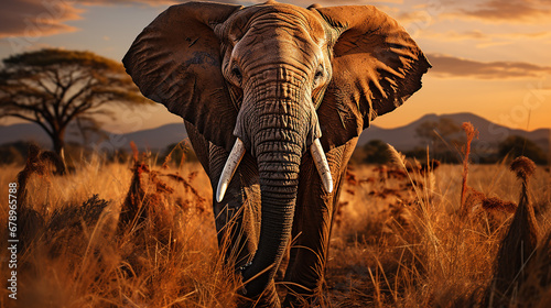 Afrikanischer Elefant (Loxodonta africana) in Namibia. © NHDesign