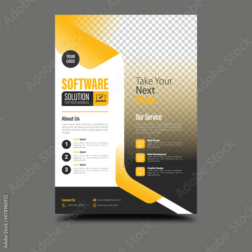 Software Company Flyer Template