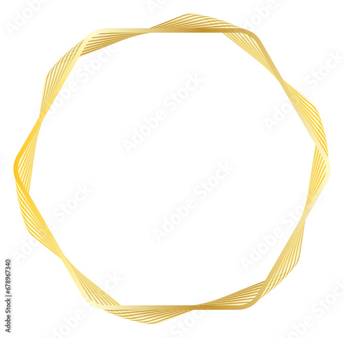 gold hexagon geometrical frames for text. Wedding, celebration invitation. Copy space, place holder.-1