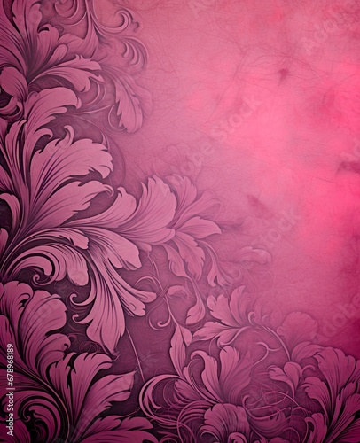 Ornamental background design with dark and light colors inspired by nature.