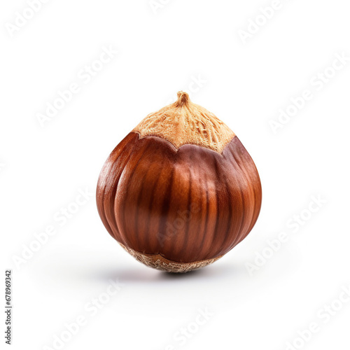 hazelnut isolated on white background