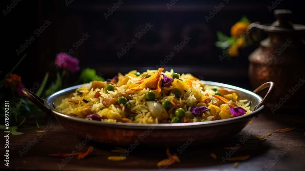 Fragrant and Colorful Vegetable Biryani Fragrant and Colorful Vegetable Biryani