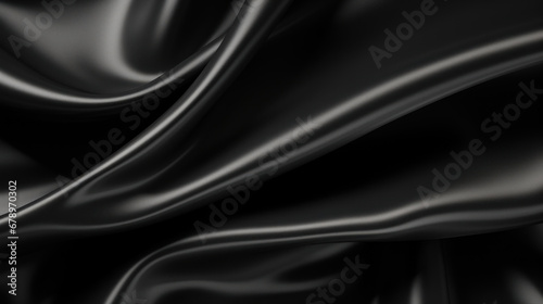 Black silk texture
