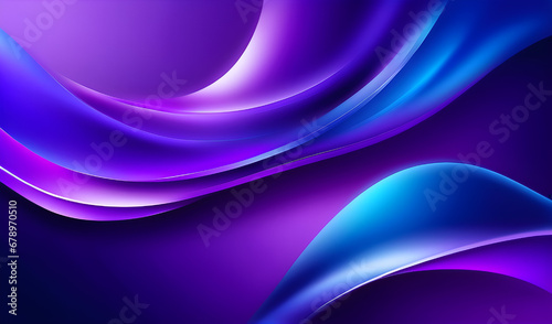 Modern and smart blue and purple gradient color fluid style background wallpaper
