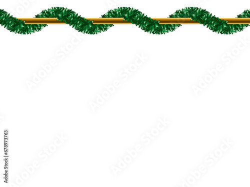 モール付き棒-緑1