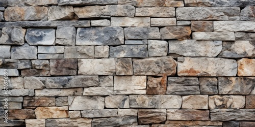 Stone bricks used for wall decoration Natural stone wall texture