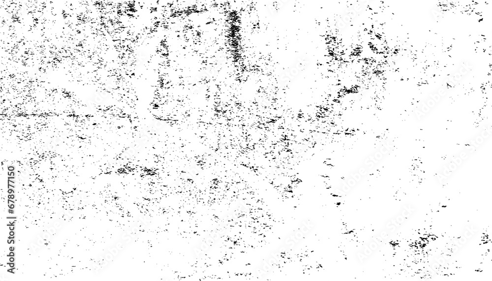 Grunge black and white pattern. Monochrome particles abstract texture. Background.  Vector design elements, illustration