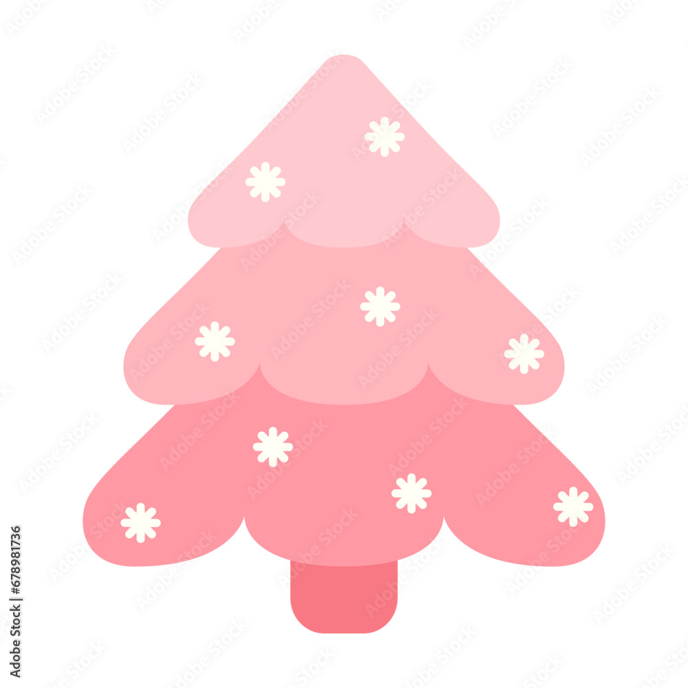 A Merry Pink Christmas tree A Merry Pink Christmas tree