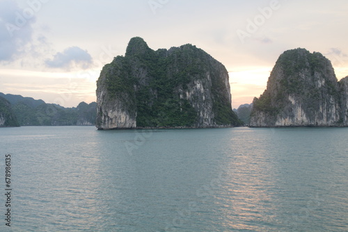 Ha Long Bay is a UNESCO World Heritage Site and popular travel destination in Quảng Ninh province, Vietnam