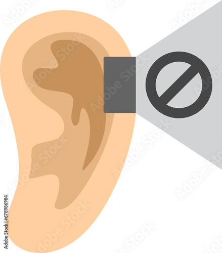 Hearing loss icon