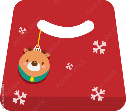 Christmas Shopping Bag Icon