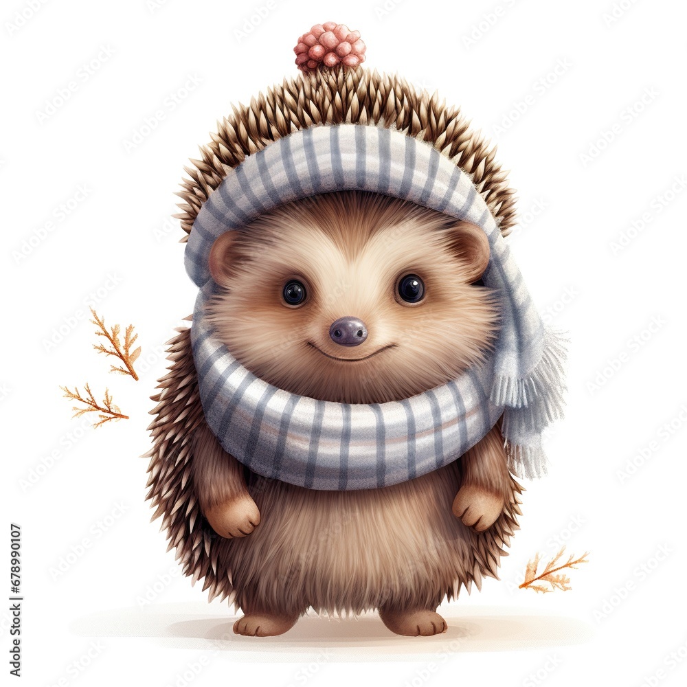 Cozy Winter Hat Hedgehog Clipart Cozy Winter Hat Hedgehog Clipart