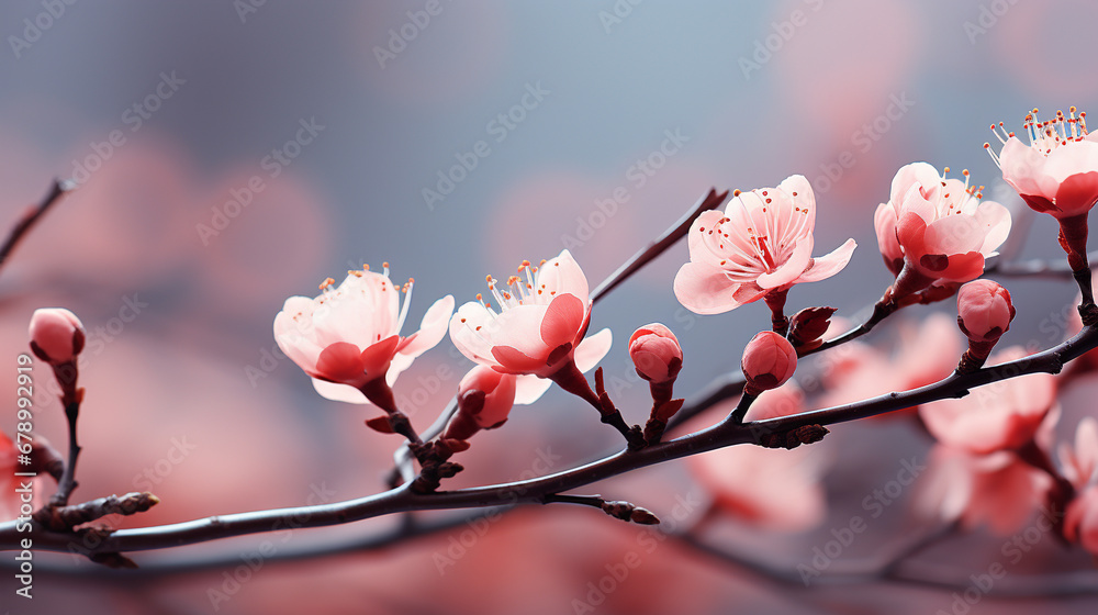 blossom in spring HD 8K wallpaper Stock Photographic Image