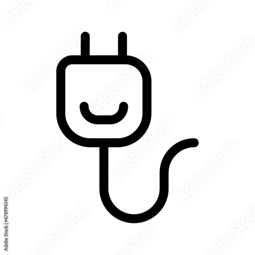 Plug Icon Vector Symbol Design Illustration