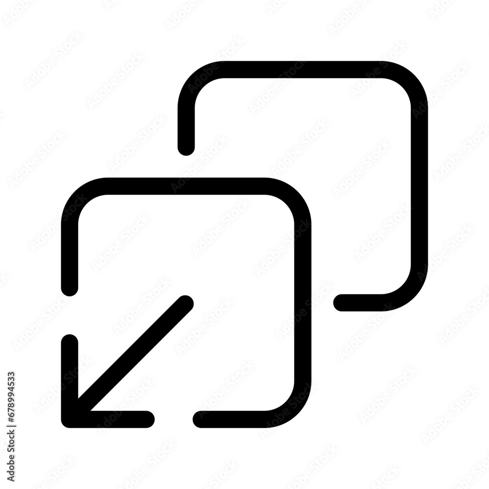 Expand Icon Vector Symbol Design Illustration Expand Icon Vector Symbol Design Illustration