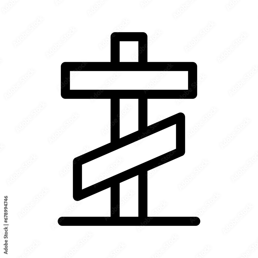 Crucifix Icon Vector Symbol Design Illustration Crucifix Icon Vector Symbol Design Illustration