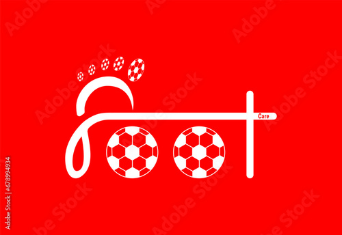 foot and foot care icon logo, and ankle healthcare, Free Vector