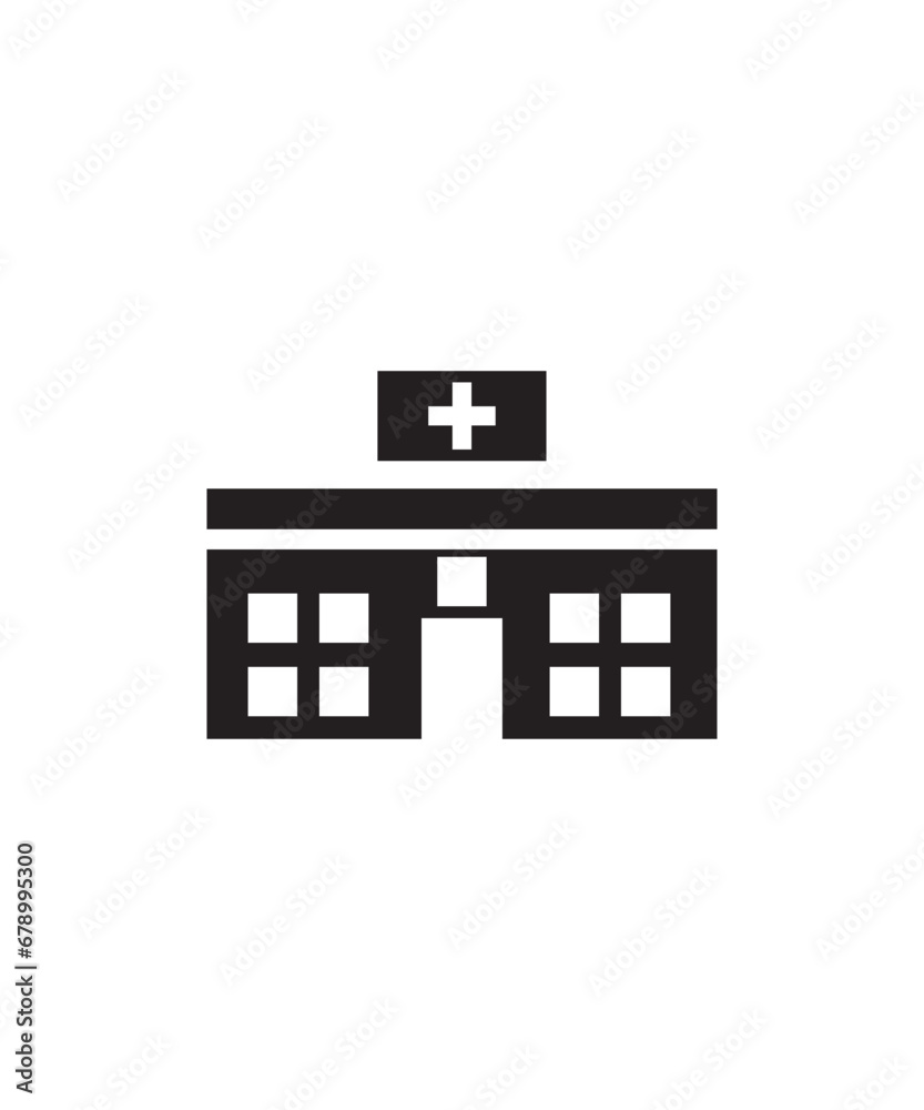 hospital icon, vector best flat icon. hospital icon, vector best flat icon.