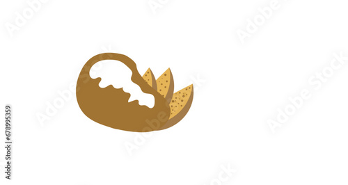 The fresh Potato logo design, Vector design template
