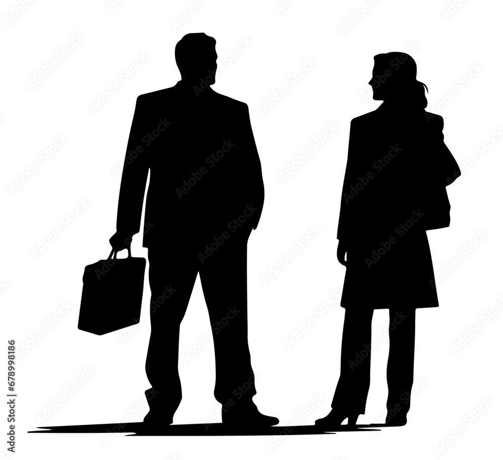 business people silhouettes business people silhouettes