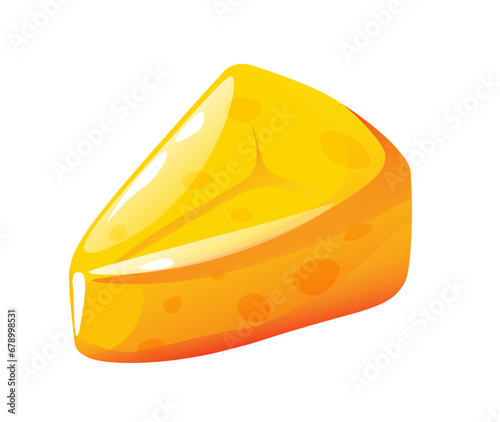 Chewysugar cheese shaped gummy jelly candy icon