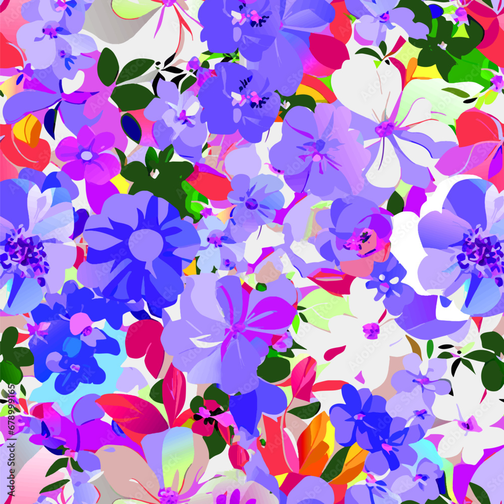 Fototapeta premium seamless floral pattern