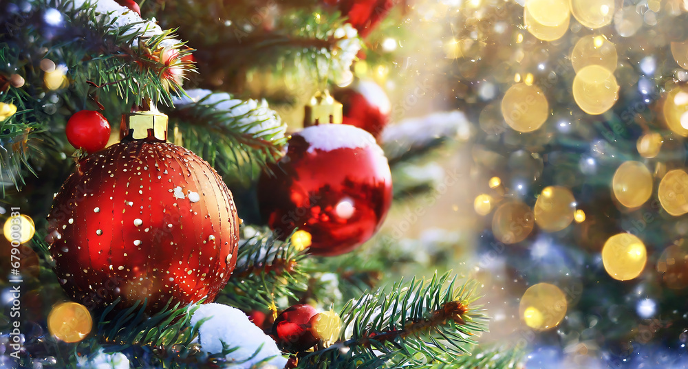 christmas tree and decorations christmas tree and decorations
