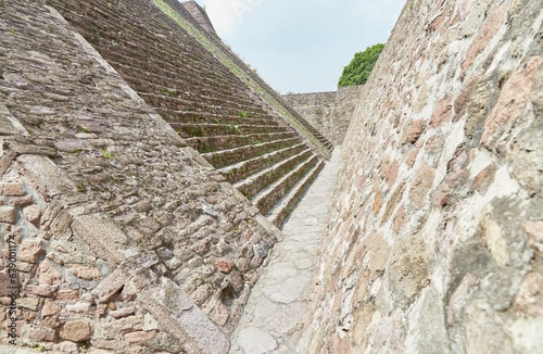 The pyramid of Tenayuca, the best-preserved Aztec temple photo