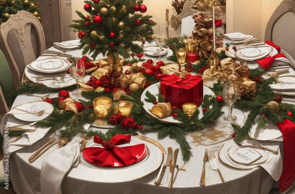 christmas table setting christmas table setting