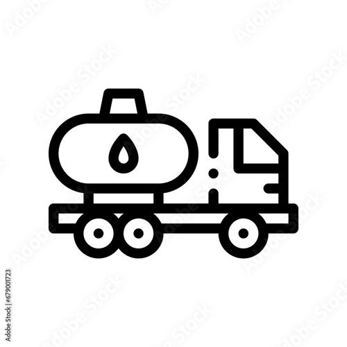 water tank line icon