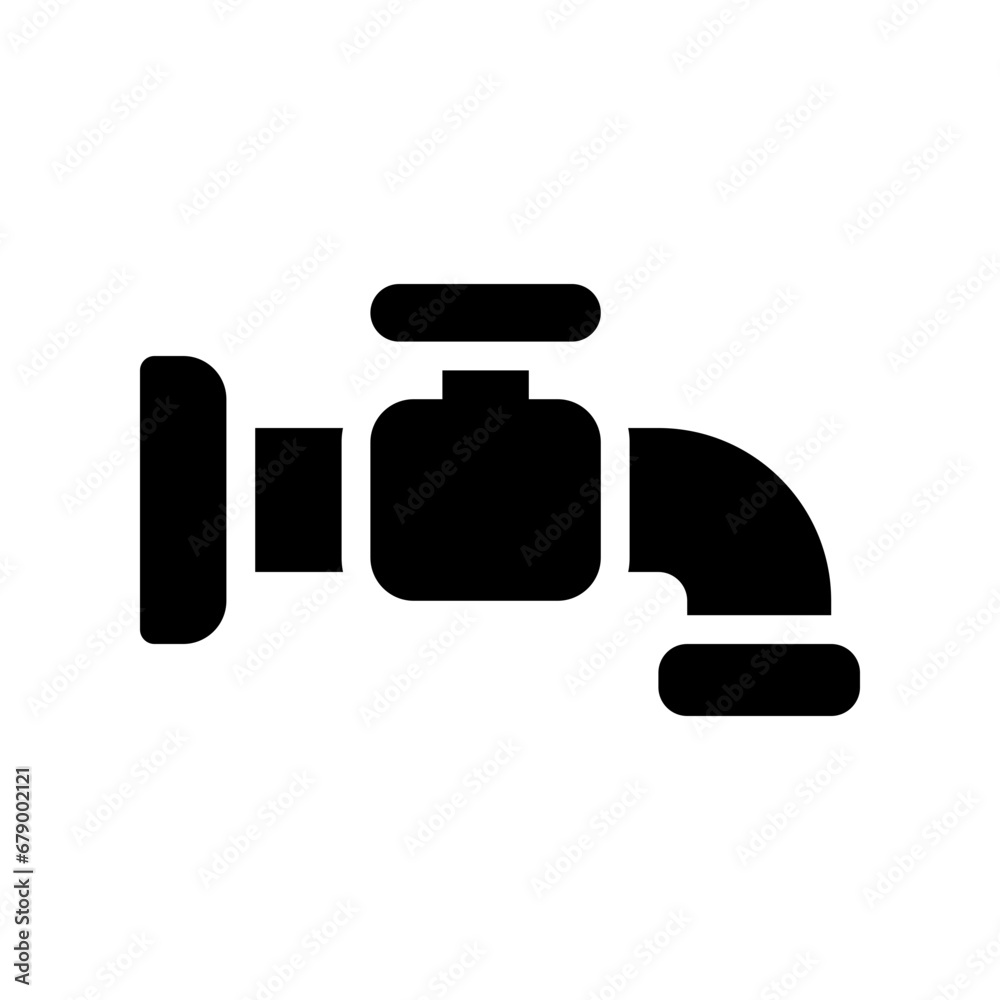 water tap glyph icon water tap glyph icon