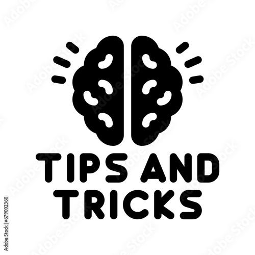 tips and tricks glyph icon