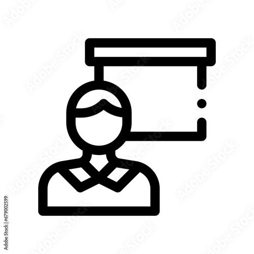 mentoring line icon