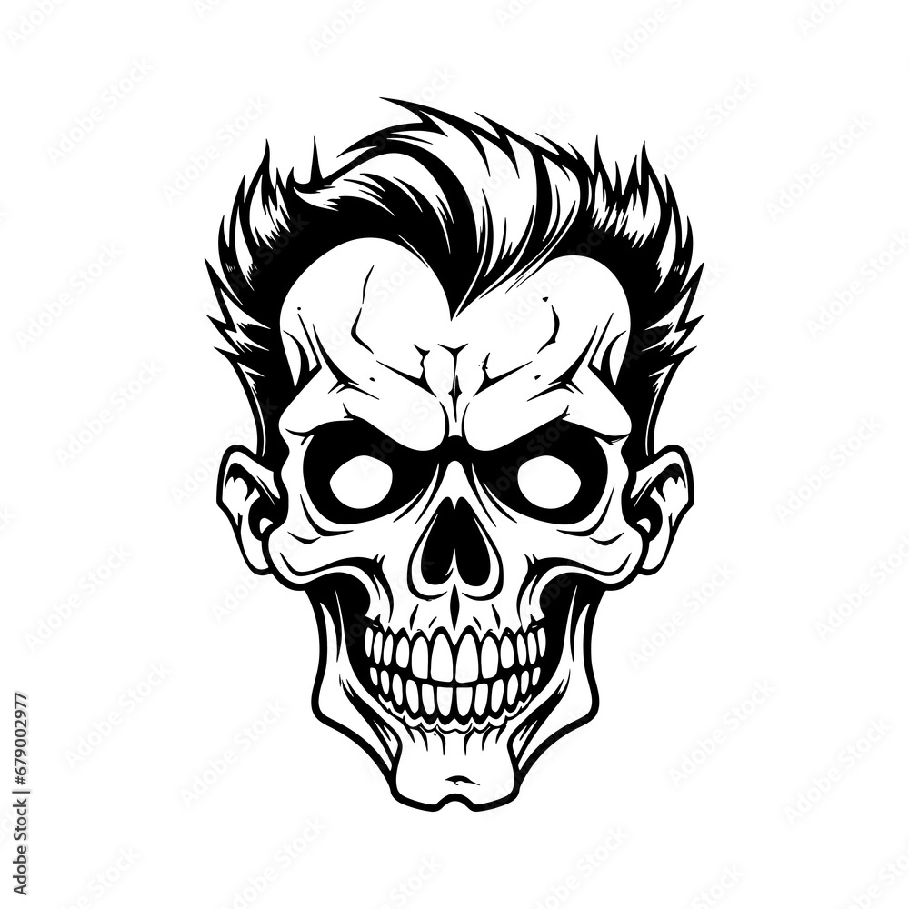 Halloween zombie. Cartoon chibi zombie, scary vampire halloween mascot, oldschool dracula