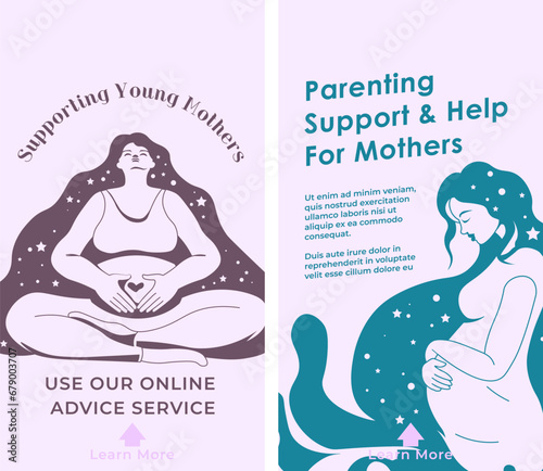 Support young mothers, online consultation service