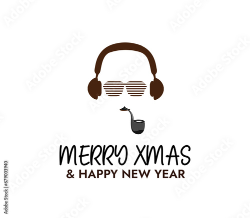 Merry Xmas and happy new year t-shirt design