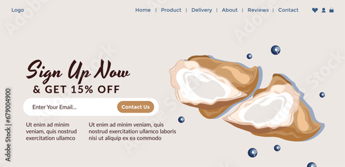 Buy now and get 15 off on mussels and oysters
